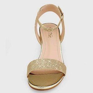 DREAM PAIRS Women's Open Toe Ankle Strap Low Block Chunky Heels Sandals Dress